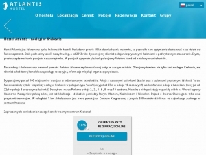 Hostel Atlantis oferuje niedrogie noclegi w Krakowie