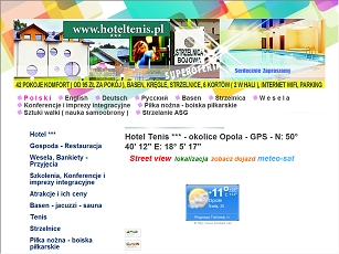 Hotel Tenis - najlepsze imprezy integracyjne.