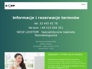 Komfortowo wyposażony gabinet dentystyczny