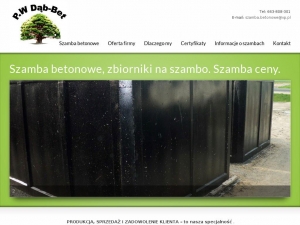 Ceny szamb betonowych dla firm i prywatnych.